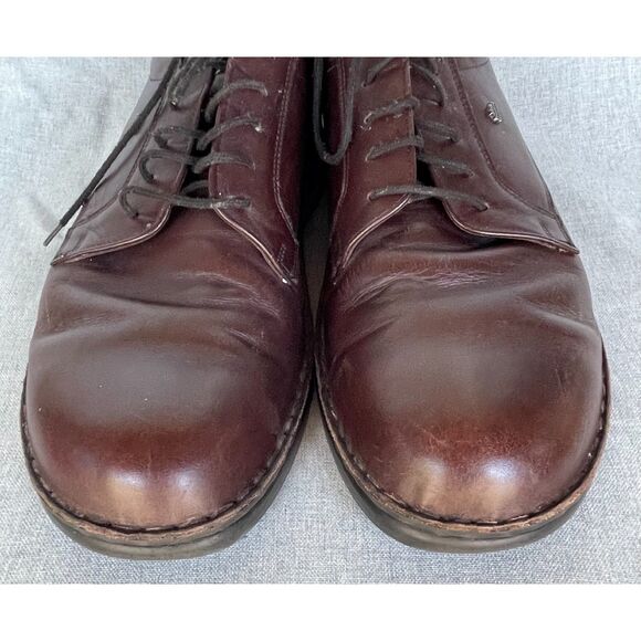 Finn Comfort Mens 11.5 EU 46 Dark Brown Leather Comfort Oxford Derby Shoes main image 8